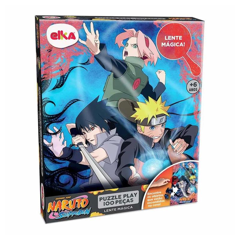 Quebra Cabeça Naruto Shippuden 100 Peças Puzzle - 1192 Elka
